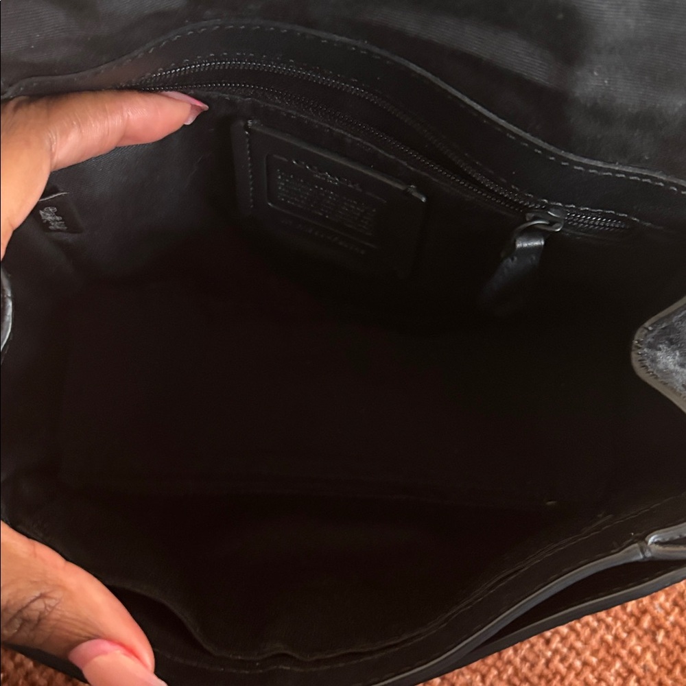 Coach Black Leather Crossbody Bag - Picture 11 of 11